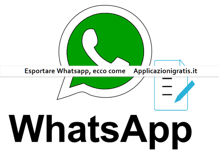 esportare whatsapp